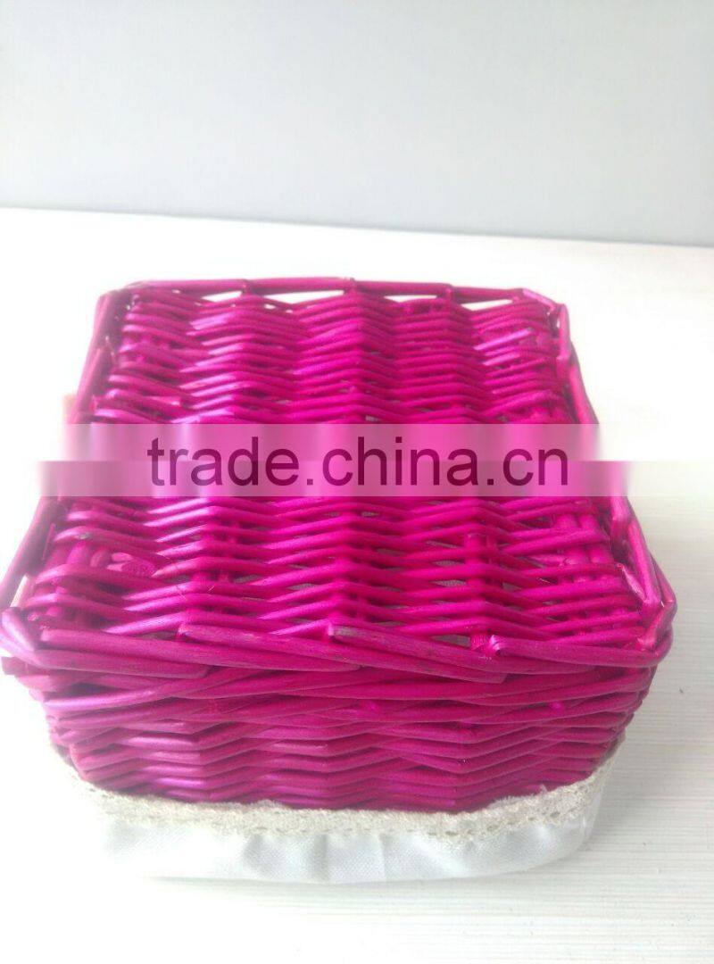 Willow Type and storage Basket Product Type Small Wicker basket for towel