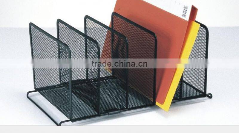 Mesh Office School Supplies Desk Organizer with 8 Vertical Sections