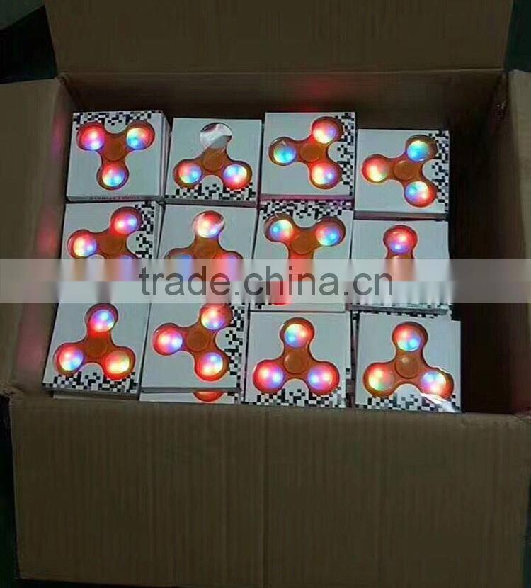 Promotional 608 Bearing Hand Fidget Spinner with led light