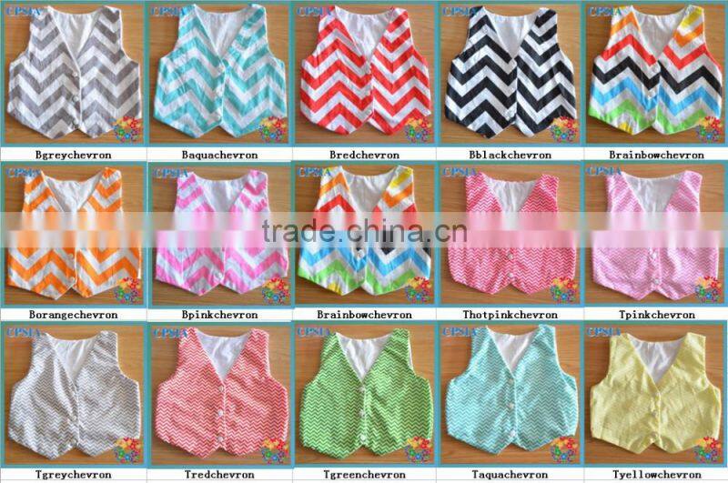 New arrival chevron newborn baby cotton vest baby vest