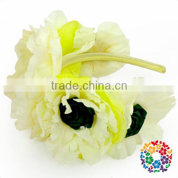 vintage colorful flower baby kids latest hairband designs