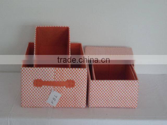 woven paper box for storage