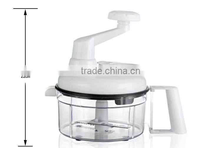 Hand crank veggie chopper as seen on tv