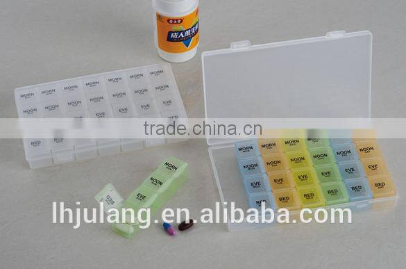 2017 Useful Plastic 28dayspill organizer / Plastic Monthly pill box