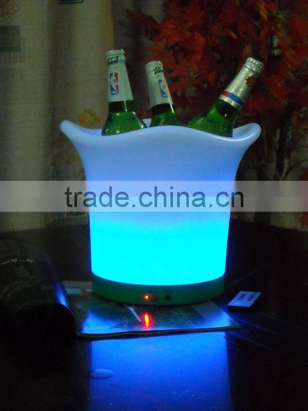 Recharge Colorful LED bar ice bucket