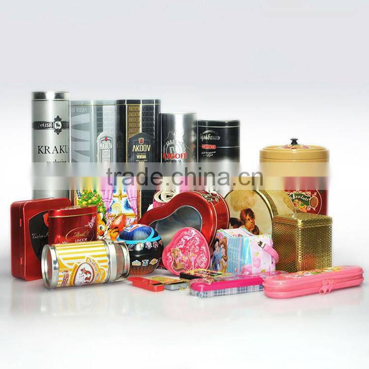 glorious design high quality round tin tray