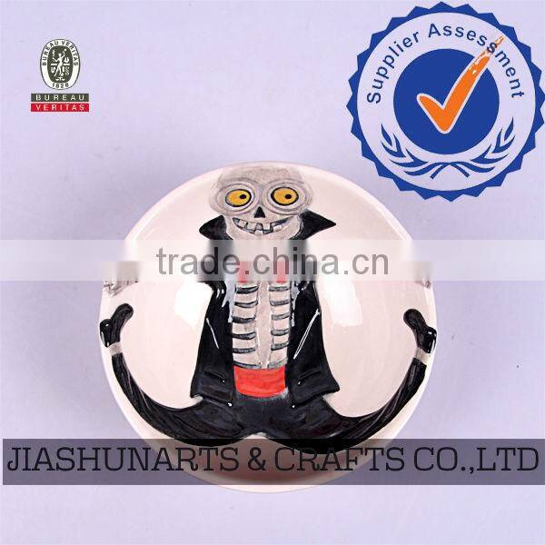 Halloween ceramic bowl