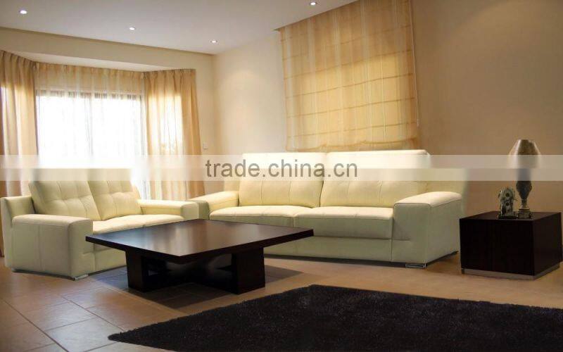 JR8062 Genuine Leather Luxury Modern Italian Leisure Living Room Sofa