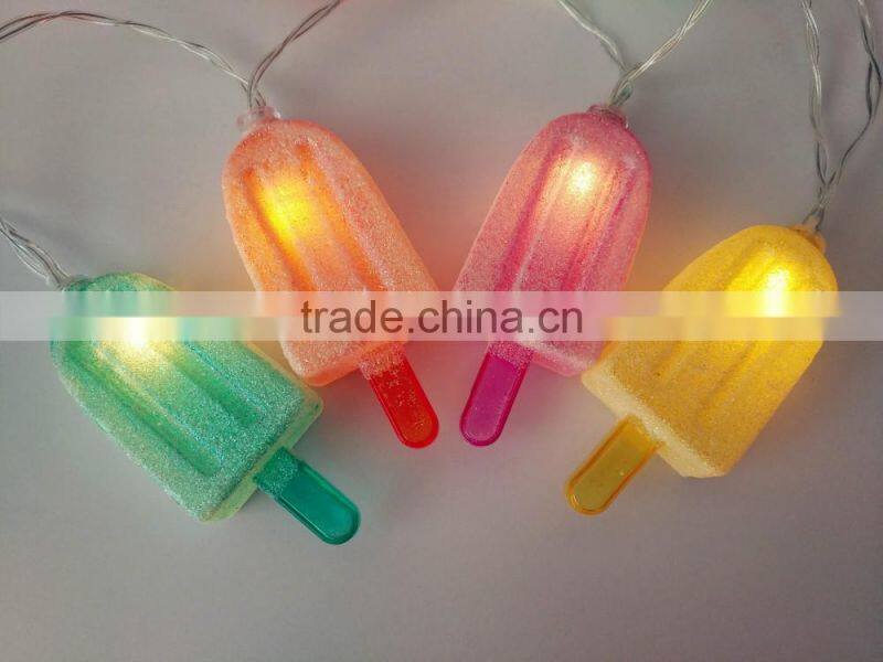 10 LED Popsicle String Lights Ice Pop Light Chain For Home Decoration Party Birthday