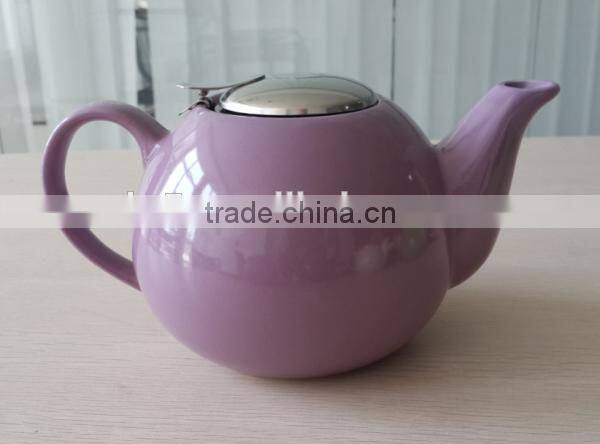 BTHJC-8 factroy direct wholesale ceramic color teapot