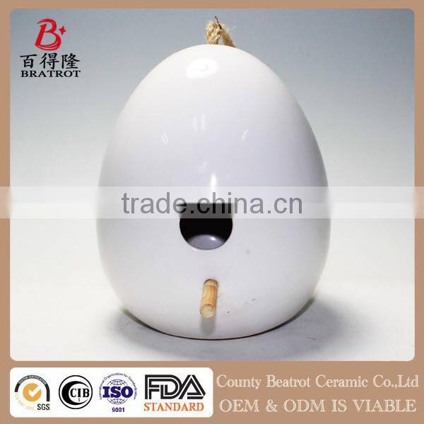 High quality ceramic bird feeder for hanging decor