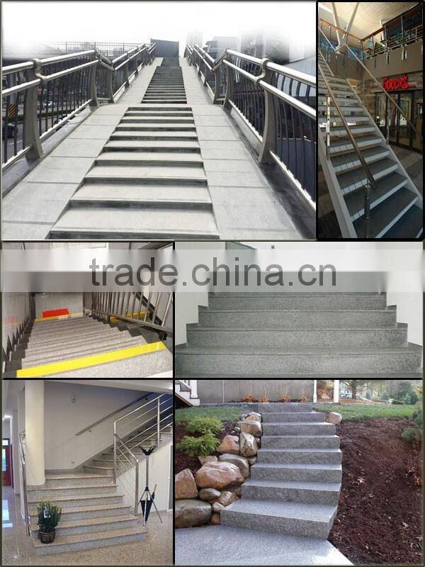 Jianfa dark grey G654 granite stair and step