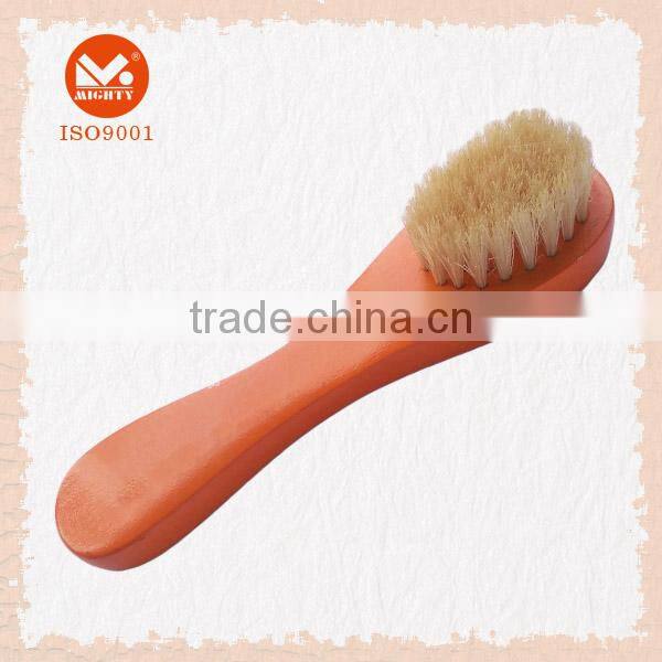 Small Wood Handle Bristle Shoe Polish Brush
