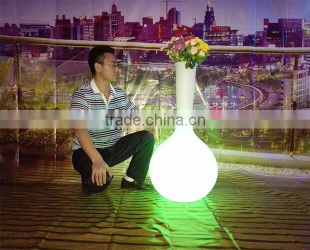 popular indoor and outdoor led flower vase light