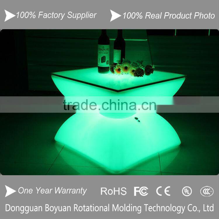 Modern Illuminated Color Light Plastic LED Furniture Bar
