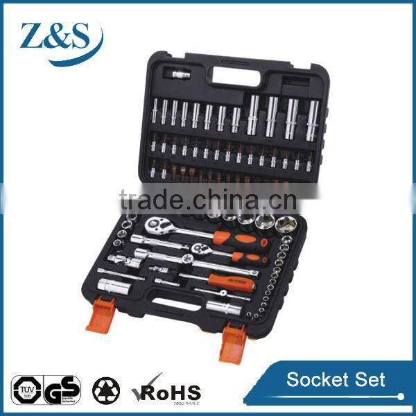 86pcs 1/2&1/4 tric socket wrench set,universal multi socket