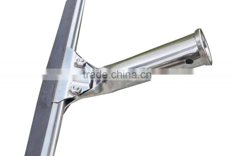 Glass curtain wall squeegee cleaner