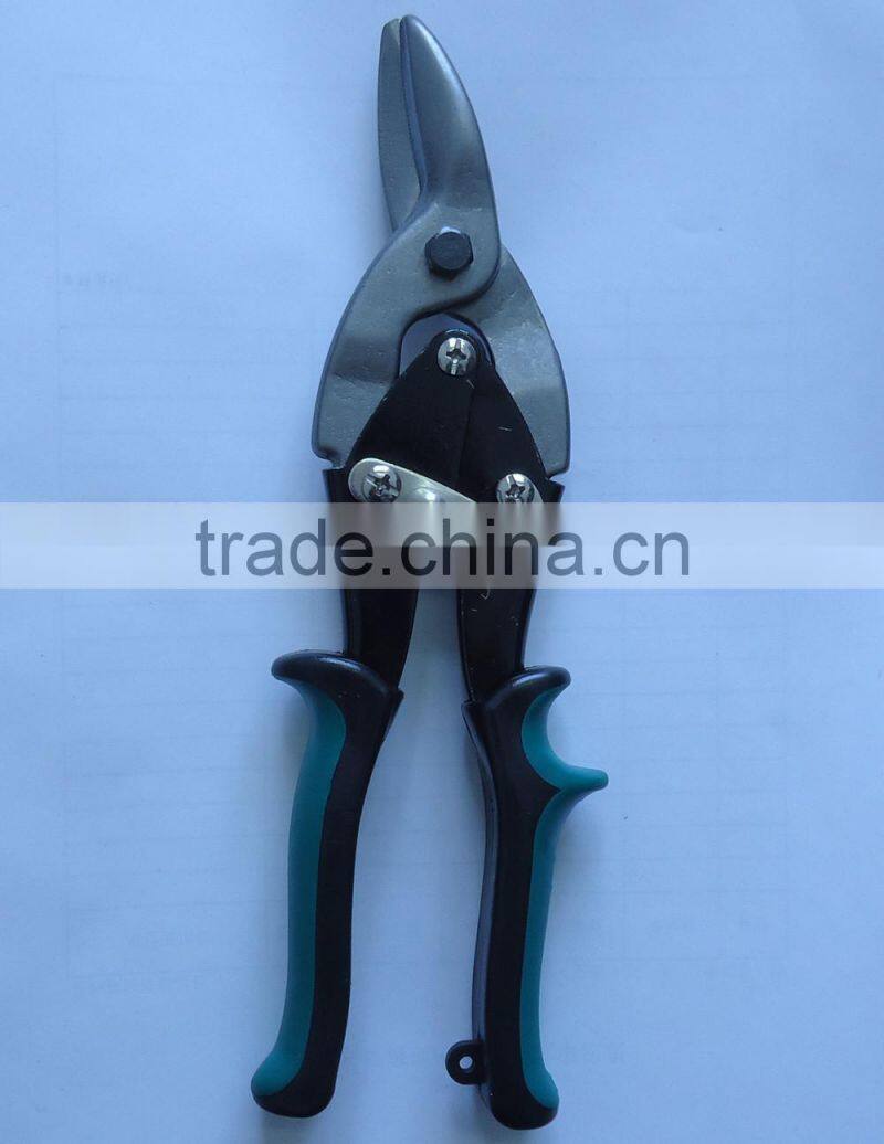 American style Aviation Tin Snips with TPR handle (left turn) / Steel cutter