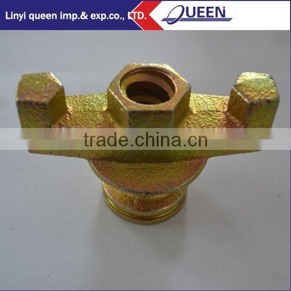 Formwork Accessories iron carbon wing nut with bolt