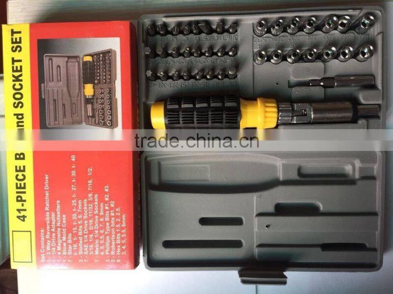 41pcs Bit and Socket set