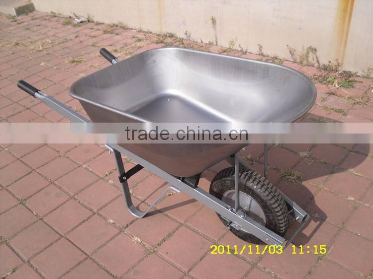 galvanized european garden transport cart cheap wheel barrow