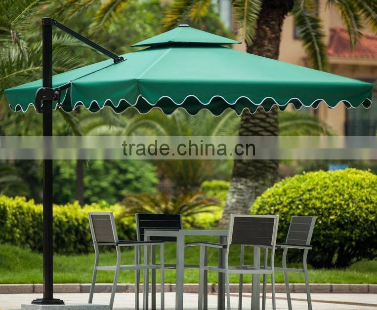 High End Patio Umbrella 3X3M Rome Umbrella with Base