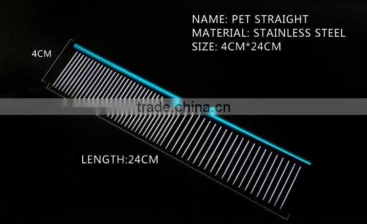 Stainless Steel Dog Comb Pet Comb Metal Lice Comb For Grooming
