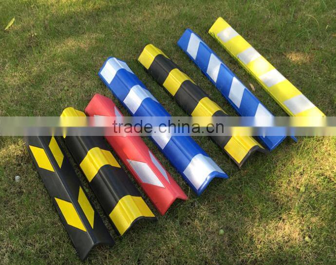 parking rubber wall protect corner guard reflective wall rubber parking corner guard