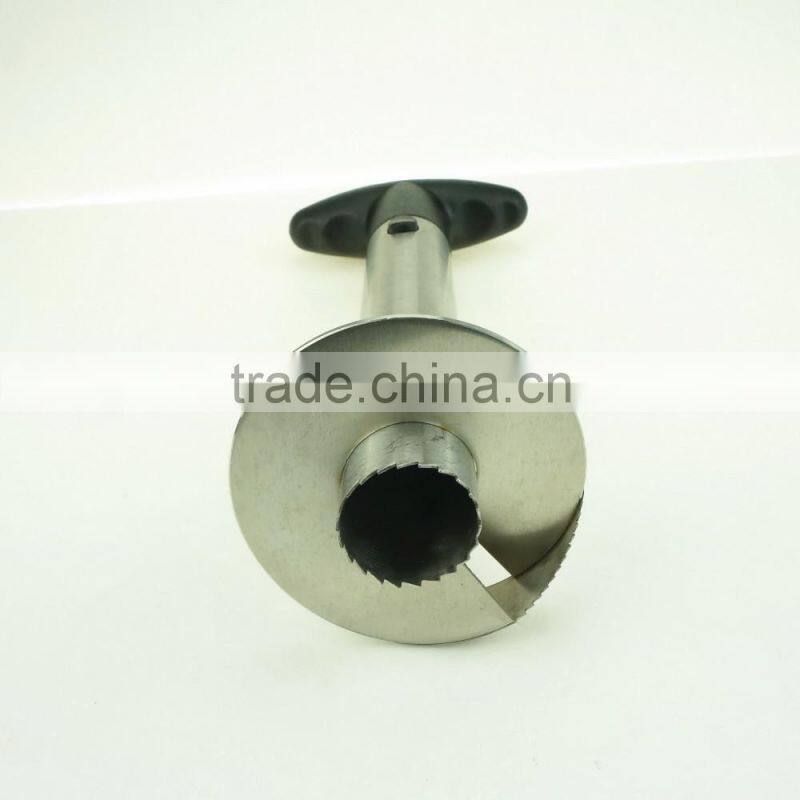 42061 Easy Cooking Tool Stainless Steel Pineapple Peeler Corer Slicer With Colorful Handles