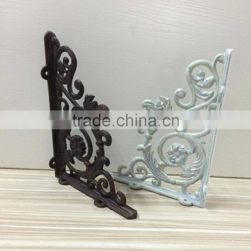 Factory supply cast iron shelf l bracket heavy duty wall bracket
