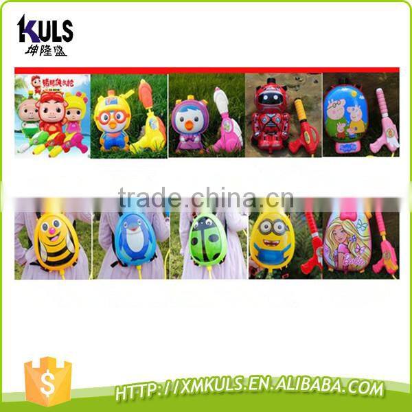 Wholesaler Hot sale shark water gun for kids with hand bag backpack