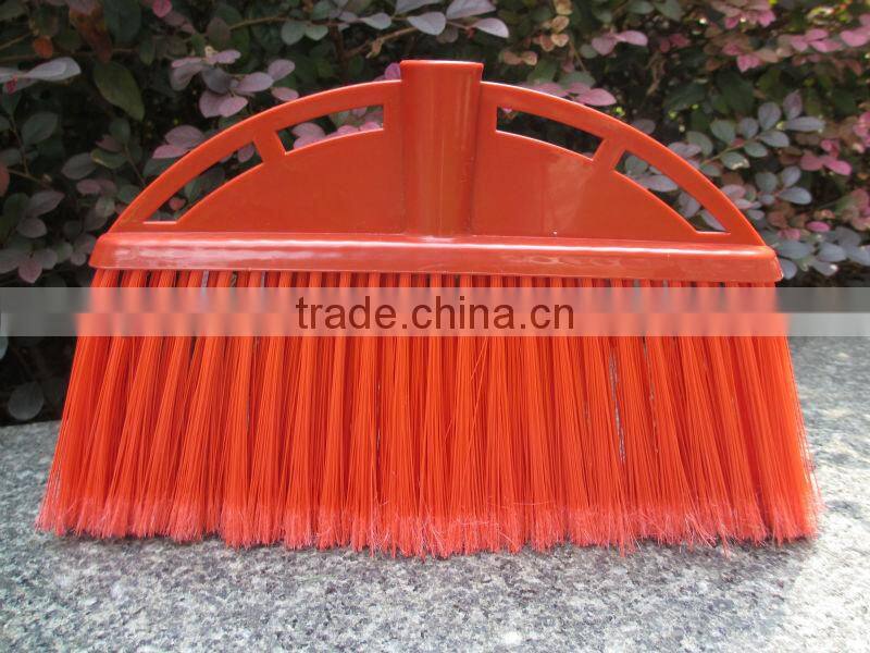 Recycled soft bristle sweeping broom