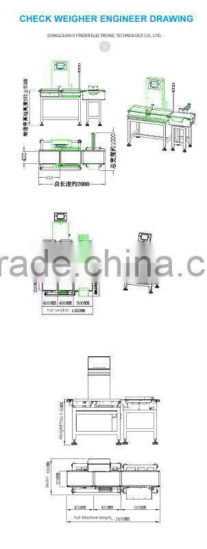 food package conveyor checkweigher .online checkweigher machine