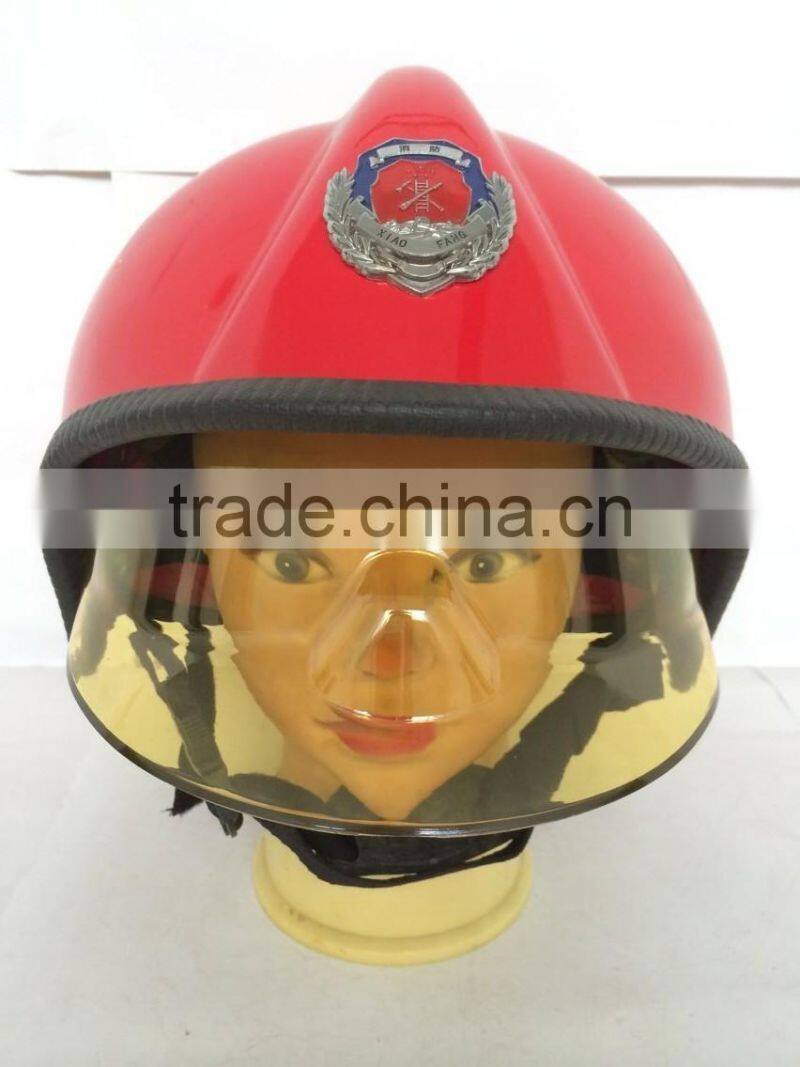 2014 New Product Red Europe Type KeXing Fire Helmet