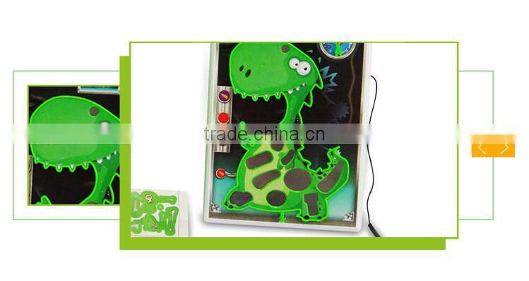 Hot sale children intelligent toy dinosaur skeleton toy