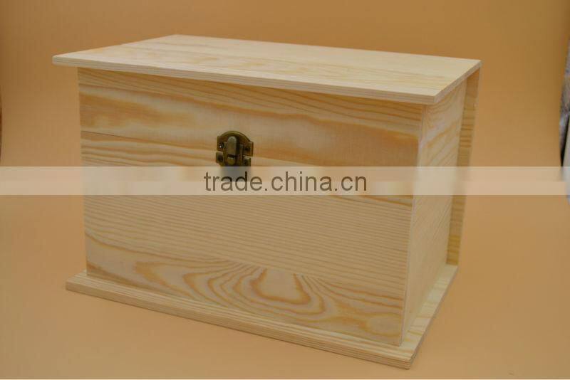 wooden box with lid|antique imitation