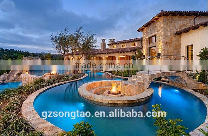 House Designing in songtao and swimming Waterfall Pool & funtain