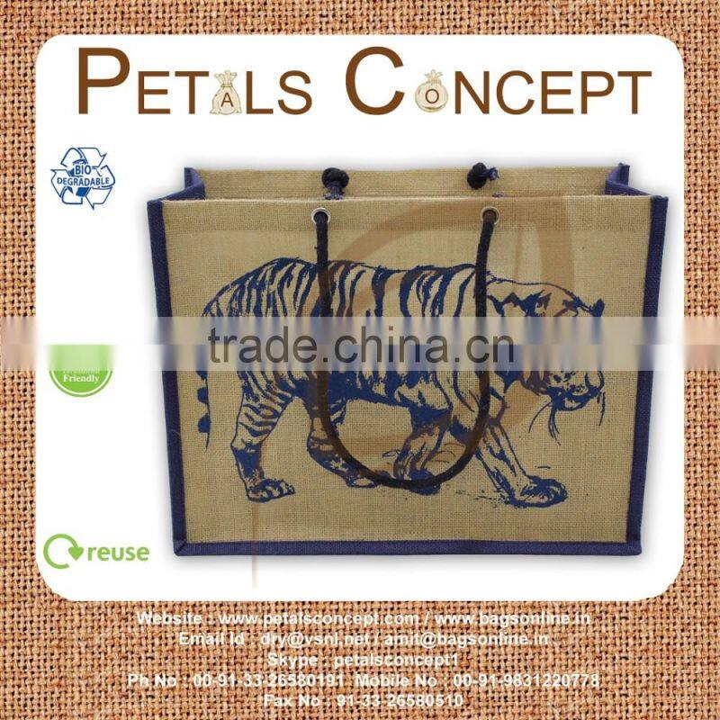 Jute tote bag - manufacturer & wholesale - from india - bulk manufacturer