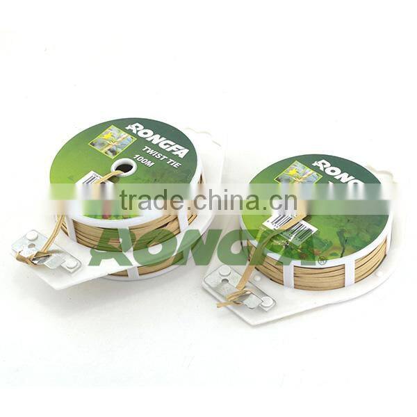 6mm x 30cm environmentally green vineyard twist ties