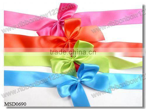 MSD Wholesales red ribbon bow for box packaging,Chocolate packaging