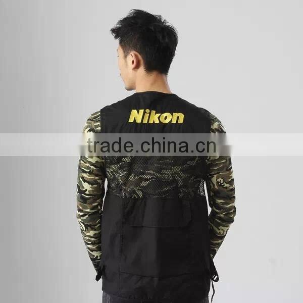 Work vest unisex promotion vest volunteer service uniform vest
