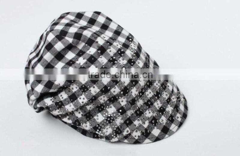 High Quality Custom beautiful lady's Peaked Cap