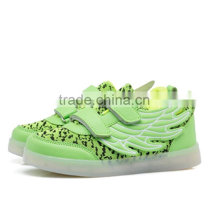 PromotionTPR Summer led kids shoes flat flashing sneakers
