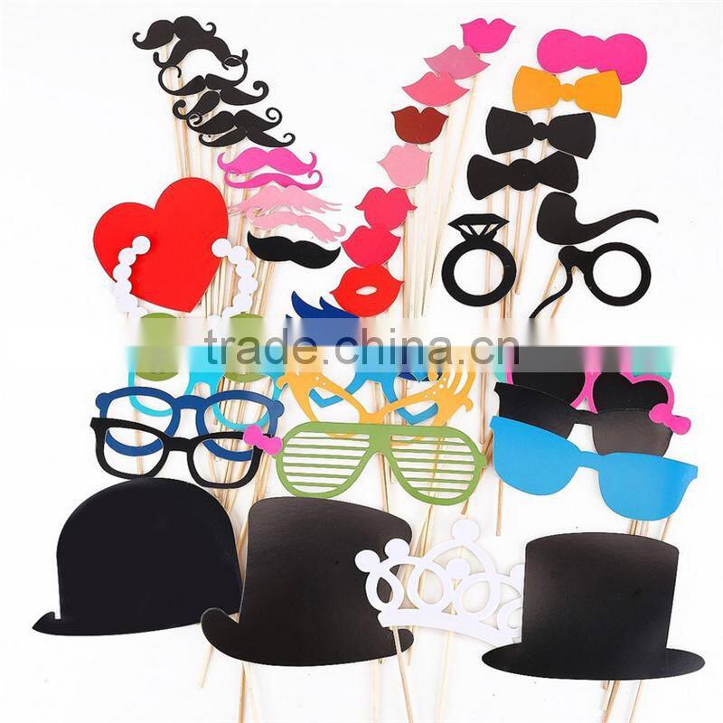 Wedding Party Photo Booth Props Dress-up Photo Booth Props Party Favors Celebration party masks