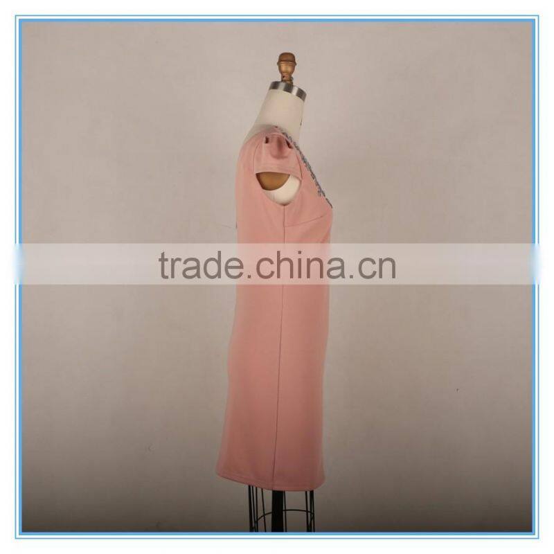 Women Sexy Backless Bodycon Slim Fit Dress With Crystal Beaded2016