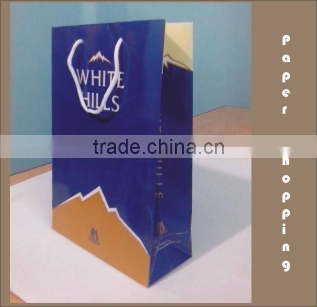 Paper Bag with rope handle for Mobile Stores