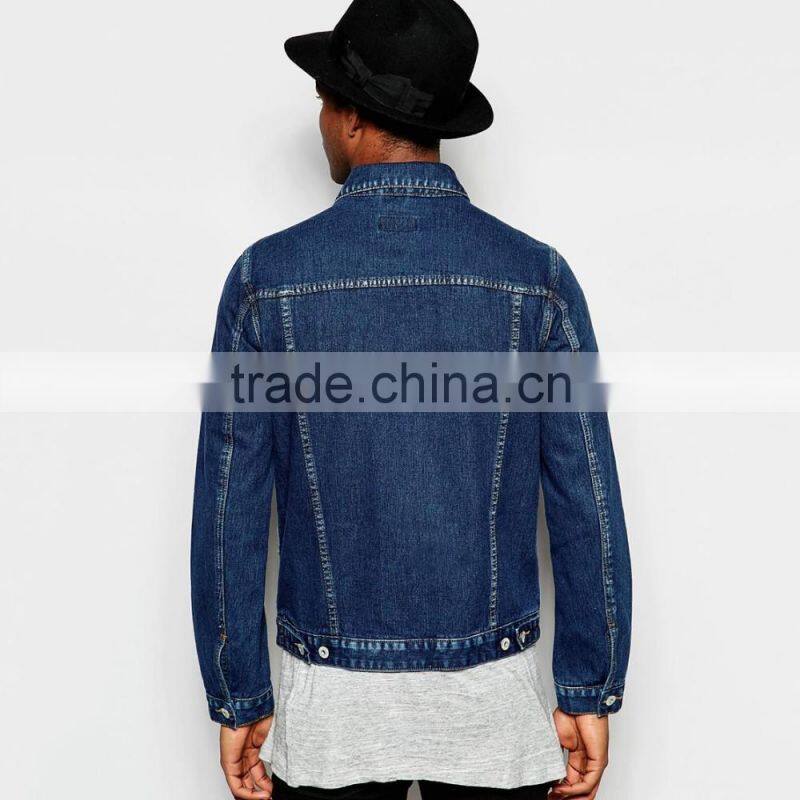 wholesale cheap jacket High Quality Fashion Denim overcoat for men