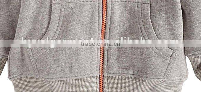 Kids Printed Hoodies 100% Organic Zip Up Hoodie Sweatshirt for kids baby