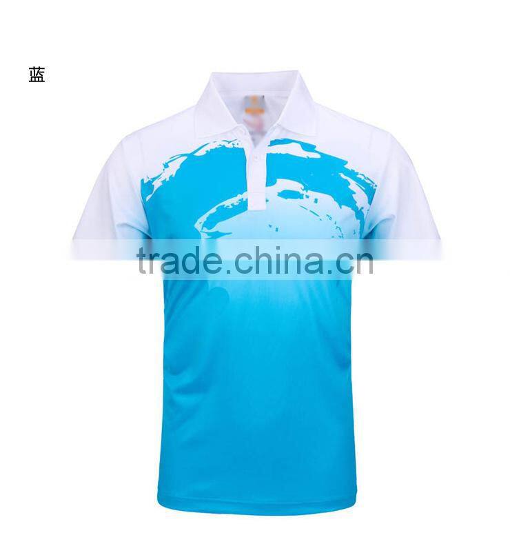 Wholesale Custom 100% polyester sublimation print dry fit polo shirt design