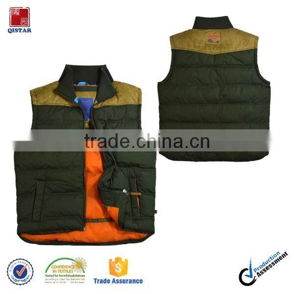 European style sleeveless winter jackets men